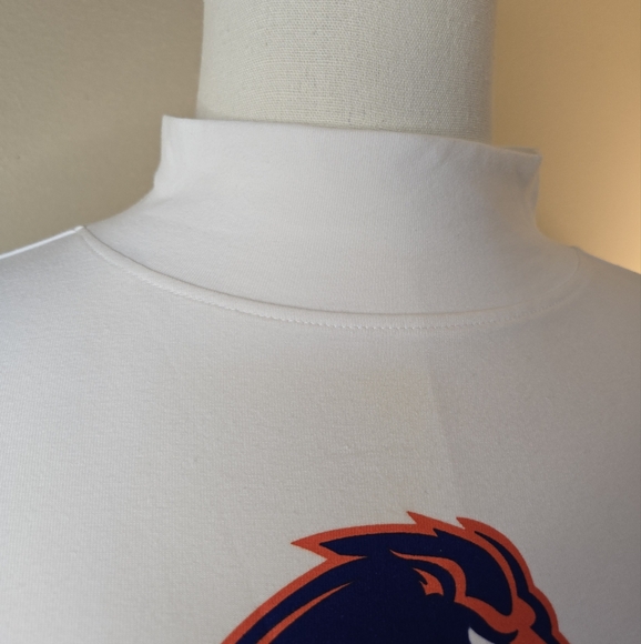 NWT Nike Dri-Fit Boise State BSU Mock Neck, White, XXL - Picture 5 of 11